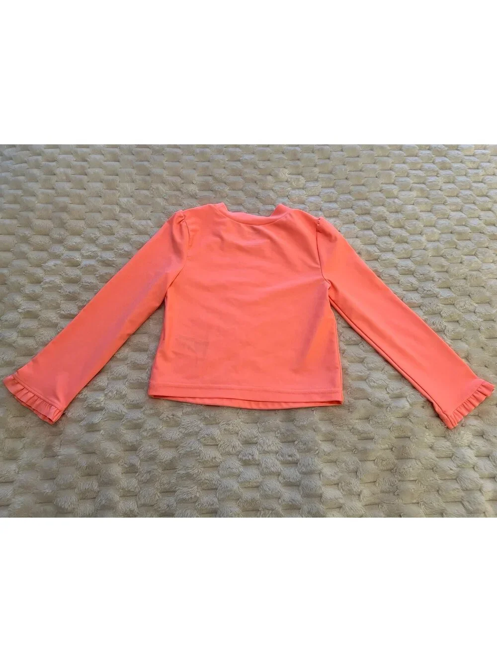 Carter’s Girls 2-pk Long Sleeve Rash Guards, Ruffle sleeves (sz 4T)